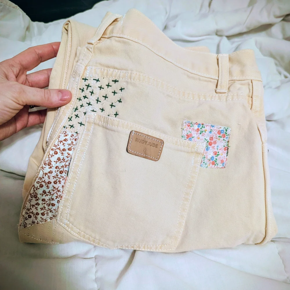 Rudy Jude Cream Women's Jeans - Picture 1 of 11